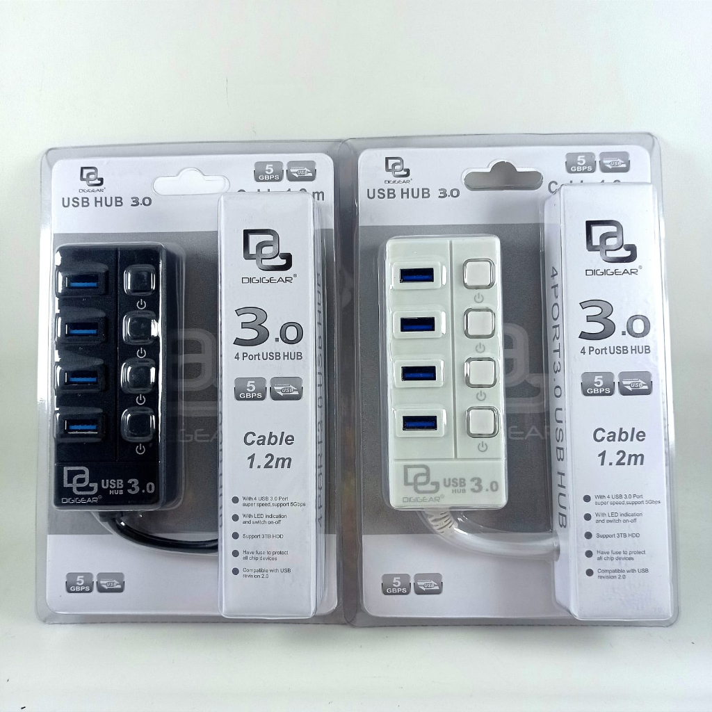 DIGIGEAR USB HUB 3.0 4 PORT 1.2 M  (Original )