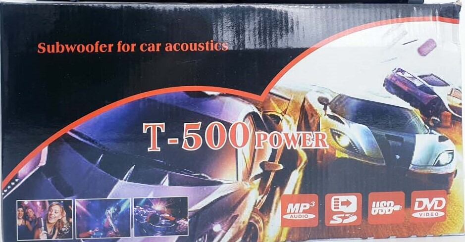 T-500 Power Bluetooth Speaker Subwoofer Car Acoustics 500W Power
